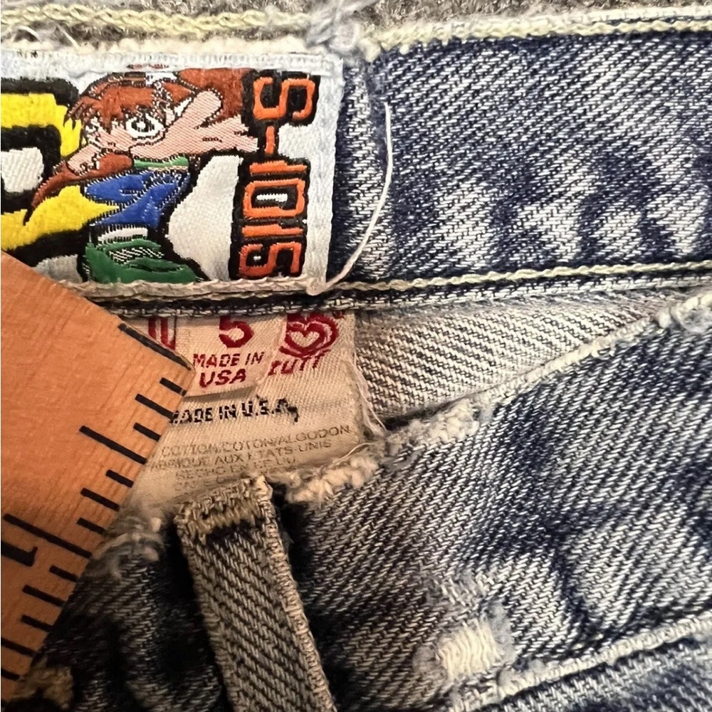 jnco jeans Size 5 Flaunt Fit Trashed Distressed Skater Punk Grunge READ  USA - Picture 5 of 10